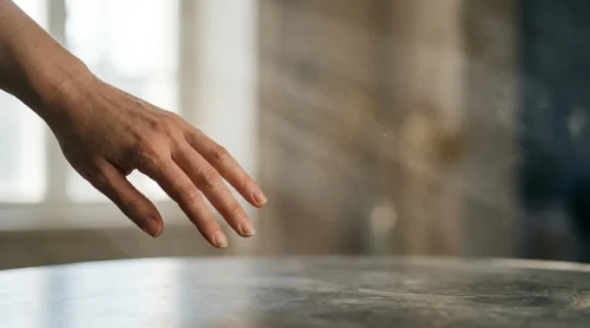 Évocation visuelle de la perception énergétique et du corps subtil dans un environnement apaisant