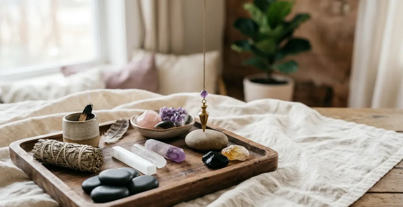 Trousse de secours émotionnelle avec outils de soins énergétiques pour la maison